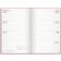 Burde 2022 Calendar Diary Artificial Leather Red