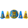 SportMe Bamse Fodboldsæt med 4 Kegler