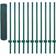 vidaXL Wire Mesh Fence with Posts 90cmx25m