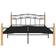 vidaXL Bed Frame Metal Solid 90cm Sängram 140X200cm