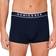 Schiesser 95/5 Organic Cotton Woven Elastic Wistband Boxer Briefs 3-pack - Dark Blue