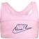 Nike Dri-FIT Swoosh Sports Bra Kids - Pink Foam/Blue Void