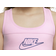 Nike Dri-FIT Swoosh Sports Bra Kids - Pink Foam/Blue Void