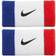 Nike Swoosh Doublewide Wristband 2-pack - Habanero Red/Black