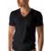 Mey T-shirt Col-V Dry Coton Noir taille