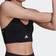 Adidas Aeroknit Designed 2 Move Seamless Bra Top - Black/White