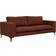 Venture Design Bolero Red Sofa 215cm 3 Seater