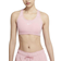 Nike Swoosh 1-Piece Pad Sports Bra - Pink Glaze/White