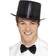 Smiffys Sequin Top Hat Black