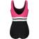 Abecita Piquant Swimsuit - Black/Pink