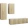 vidaXL - Wandschrank 60x30cm 4Stk.
