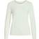 Vila Ril Round Neck Knitted Pullover - White/White Alyssum