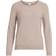 Vila VIRil O-Neck L/S Knit Top - Natural Mela