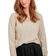 Vila Ril Round Neck Knitted Pullover - Beige/Natural Melange