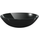 vidaXL Lavabo De Vidrio Templado Negro 42 cm