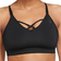 Nike Yoga Dri-FIT Indy Light-Support Padded Strappy Sports Bra - Black/Dark Smoke Grey