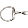 Korsteel Snaffle morsi francesi per cavalli Weatherbeeta Weatherbeeta grigio argento grigio argento