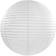PartyDeco Rislampa Vit 20 cm