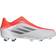 adidas Junior X Speedflow.3 Laceless FG - Cloud White/Iron Metallic/Solar Red