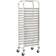 vidaXL 16 Trays Trolley Table 55x38cm