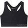 Under Armour Mid Sports Bra - Black/Metallic Silver