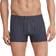 Schiesser Dark Sapphire Shorts Striped - Dark Blue