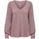 Only Mette Uma Solid Top - Purple/Elderberry