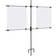 vidaXL Target Paper Stand with Shooting Papers 78x76cm