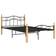 vidaXL Bed Frame Metal Solid 90cm Sengeramme 120x200cm