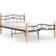 vidaXL Bed Frame Metal Solid 90cm Sengeramme 120x200cm