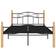 vidaXL Bed Frame Metal Solid 90cm Sengeramme 120x200cm