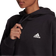 Adidas Women's Essentials Studio Fleece Hoodie - Black/White