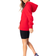 Hype Womens Drawstring Pullover Hoodie - Red