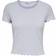 Only Emma Short Sleeves Rib Top - Halogen Blue