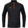 JAKO Challenge Zip Top - Black/Neon Orange