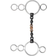 Shires Waterford 3 Ring Dutch Gag Sweet Iron