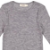 MarMar Copenhagen Tamra Wool Rib T-shirt LS - Grey Melange