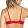 Calvin Klein Core Solids Triangle Bikini Top - Red