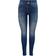 Only Blush Life Mid Ankle Skinny Fit Jeans - Blue/Dark Blue Denim