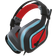 Gioteck HC-9 Casque Stéréo Filaire Rouge/Bleu Multiplateforme