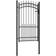 vidaXL Fence Gate with Spikes Steel 102x225cm