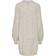 Only Vannes Ribbed Knitted Dress - Grey/Light Grey Melange