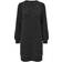Only Vannes Ribbed Knitted Dress - Grey/Dark Grey Melange