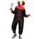 Widmann Horror Killer clown Jumpsuit Maatkeuze: Maat