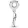 Pandora Artist's Palette Dangle Charm - Silver/Multicolour