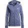 adidas Women Essentials French Terry 3-Stripes Full-Zip Hoodie - Orbit Violet/White