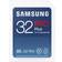 Samsung PRO Plus MB-SD32K Carte mémoire flash 32 Go Video Class V30 UHS-I U3 SDHC UHS-I blanc