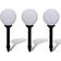 vidaXL 40864 Bedlampe 3stk