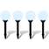 vidaXL Path Bedlampe 47cm 4stk