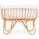 Childhome Rattan Cradle Rectangular with Mattress 20.5x35.4"